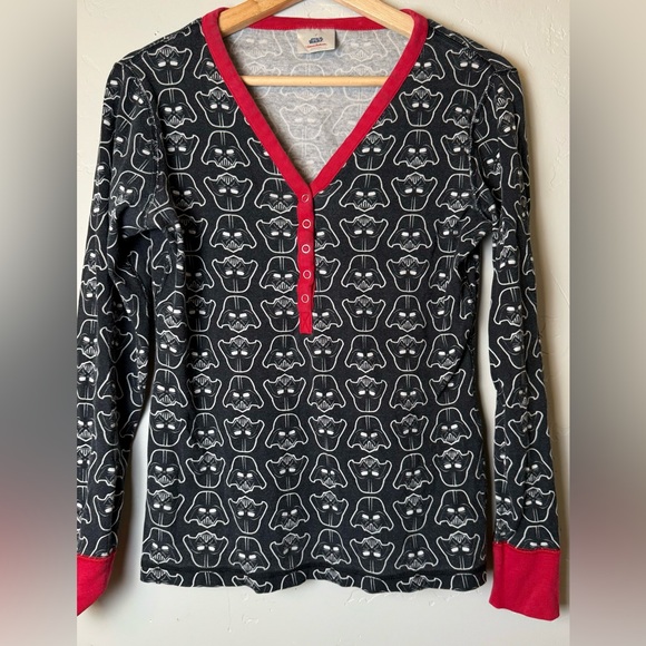 Hanna Andersson Star Wars Darth Vader Pajama Set Long Johns Small - Picture 4 of 8